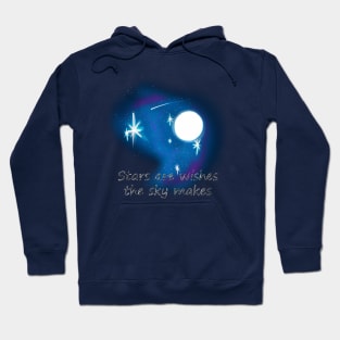 Stars Are Wishes the Sky Makes Hoodie